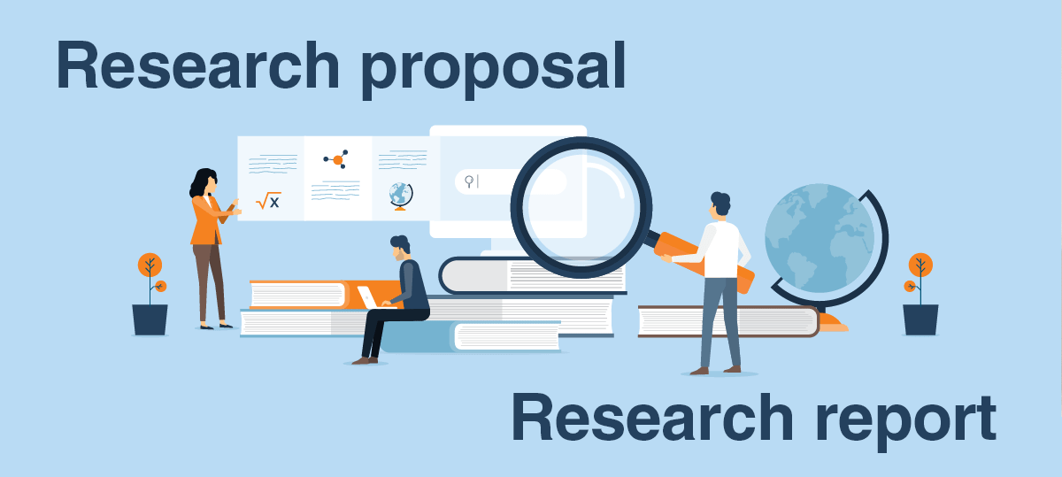 difference between academic research and project proposal