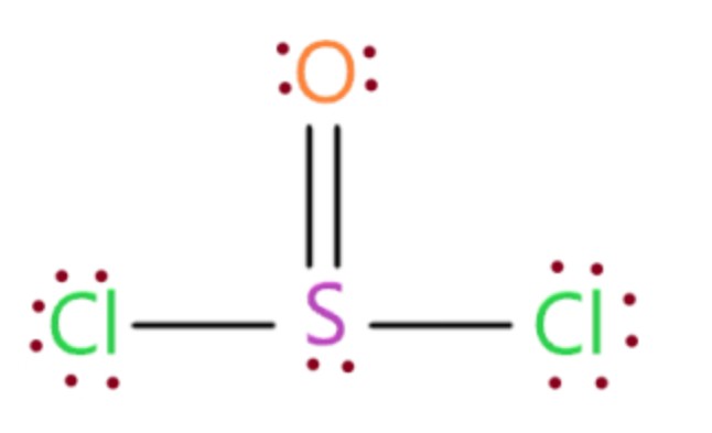 lewis dot structure for socl2