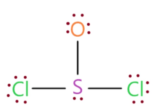 lewis dot structure for socl2